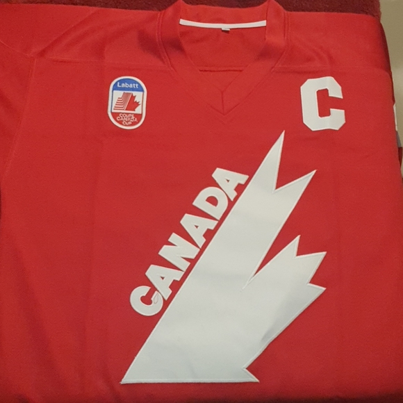 NEW Mens Wayne Gretzky Canadian Hockey Jersey Red - Picture 8 of 12